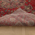 Vintage Southeastern Persian Style Oversize Rug 10x12 ft — Red & Blue Medallion