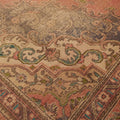 Vintage Southeastern Persian Style Oversize Rug 10x13 ft — Pink & Beige Medallion