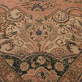 Vintage Southeastern Persian Style Oversize Rug 10x12 ft — Beige & Blue Medallion