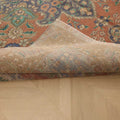 Vintage Southeastern Persian Style Oversize Rug 10x12 ft — Brown & Blue Medallion