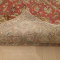 Vintage Southeastern Persian Style Oversize Rug 10x13 ft — Red & Beige Medallion
