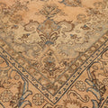 Vintage Southeastern Persian Style Oversize Rug 8x11 ft — Beige & Blue Medallion