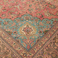Vintage Southeastern Persian Style Oversize Rug 10x13 ft — Red & Green Medallion