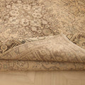 Vintage Southeastern Persian Style Oversize Rug 8x11 ft — Beige & Brown Floral