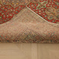 Vintage Southeastern Persian Style Oversize Rug 9x12 ft — Red & Beige Medallion