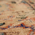 Vintage Manisa Turkish Area Rug 5x9 ft — Orange & Blue Distressed (No. 62044)