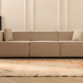 Vintage Manisa Turkish Area Rug 6x9 ft — Orange & Beige Distressed (No. 62105)