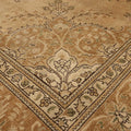 Vintage Southeastern Persian Style Oversize Rug 10x13 ft — Beige & Brown Medallion
