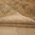 Vintage Southeastern Persian Style Oversize Rug 10x13 ft — Beige & Brown Medallion