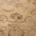 Vintage Southeastern Persian Style Oversize Rug 9x12 ft — Beige & Brown Medallion