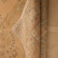 Vintage Southeastern Persian Style Oversize Rug 9x13 ft — Beige & Green Medallion