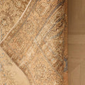 Vintage Southeastern Persian Style Oversize Rug 10x13 ft — Beige & Brown Medallion
