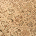 Vintage Southeastern Persian Style Area Rug 6x9 ft — Beige & Brown Medallion