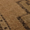 Vintage Malatya Turkish Runner Rug 3x10 ft — Beige & Brown Geometric (No. 62506)