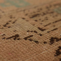 Vintage Malatya Turkish Runner Rug 3x11 ft — Beige & Pink Geometric