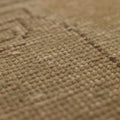 Vintage Malatya Turkish Runner Rug 2x9 ft — Beige & Brown Geometric