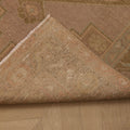 Vintage Niğde Turkish Runner Rug 3x10 ft — Beige & Brown Geometric