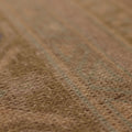Vintage Niğde Turkish Runner Rug 3x10 ft — Beige & Brown Geometric