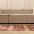 Vintage Malatya Turkish Kilim Runner Rug 3x13 ft — Brown & Red Geometric