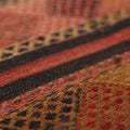 Vintage Malatya Turkish Kilim Runner Rug 3x13 ft — Brown & Red Geometric