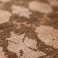 Vintage Sivas Turkish Area Rug 4x7 ft — Brown & Pink Geometric