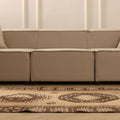 Vintage Malatya Turkish Runner Rug 3x13 ft — Beige & Brown Geometric (No. 62558)