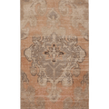 Vintage Nevşehir Turkish Runner Rug 3x7 ft — Orange & Beige Distressed