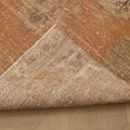 Vintage Nevşehir Turkish Runner Rug 3x7 ft — Orange & Beige Distressed