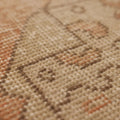 Vintage Niğde Turkish Runner Rug 2x9 ft — Beige & Brown Floral
