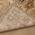 Vintage Niğde Turkish Runner Rug 1x8 ft — Beige & Brown Distressed