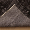 Vintage Isparta Turkish Area Rug 6x9 ft — Gray Overdyed