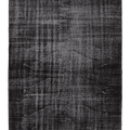 Vintage Isparta Turkish Area Rug 6x9 ft — Gray Overdyed