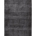 Vintage Isparta Turkish Area Rug 6x9 ft — Gray Overdyed