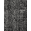 Vintage Isparta Turkish Area Rug 5x9 ft — Gray Overdyed
