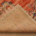 Vintage Manisa Turkish Area Rug 6x10 ft — Red & Beige Floral