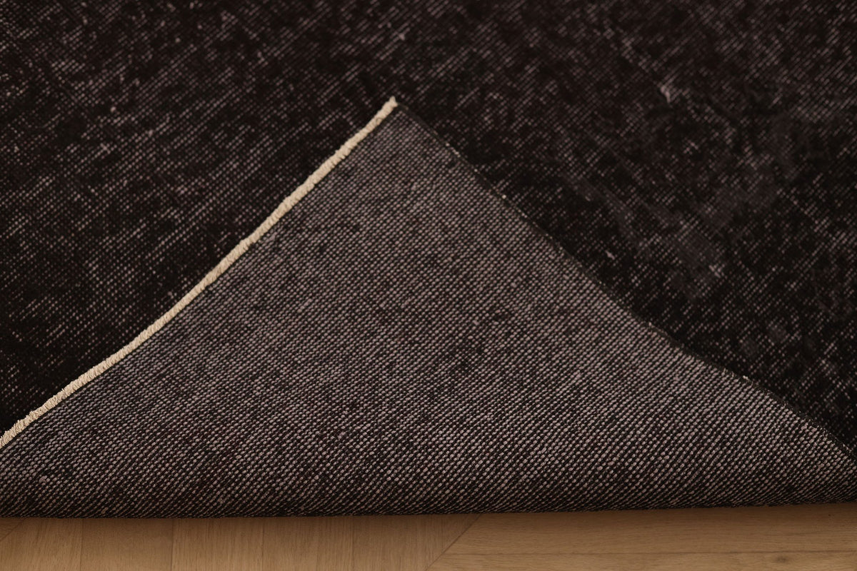 Vintage Isparta Turkish Area Rug 6x9 ft — Gray Overdyed