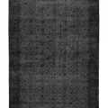 Vintage Isparta Turkish Area Rug 6x10 ft — Gray Floral