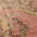 Vintage Isparta Turkish Area Rug 6x10 ft — Beige & Red Floral