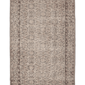 Vintage Isparta Turkish Area Rug 5x9 ft — Beige & Brown Floral