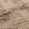 Vintage Manisa Turkish Area Rug 6x10 ft — Brown & Beige Geometric