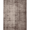 Vintage Manisa Turkish Area Rug 6x10 ft — Brown & Beige Geometric