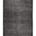 Vintage Isparta Turkish Area Rug 7x10 ft — Gray Overdyed