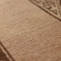 Vintage Malatya Turkish Runner Rug 3x11 ft — Brown & Pink Geometric