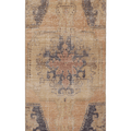 Vintage Nevşehir Turkish Runner Rug 3x7 ft — Beige & Brown Distressed (No. 62741)
