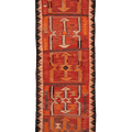 Jamvenar Persian Style Kilim Runner Rug