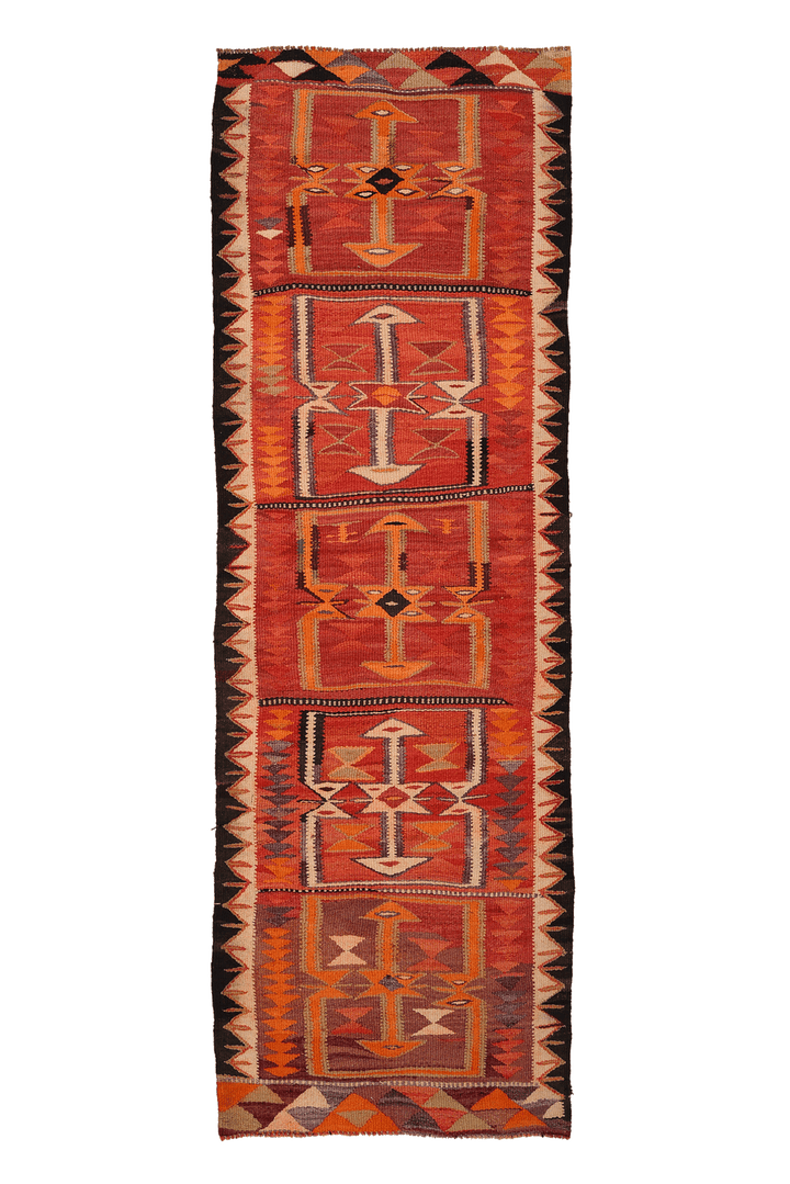 Jamvenar Persian Style Kilim Runner Rug