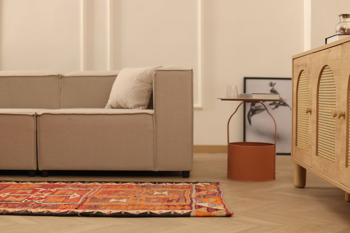 Jamvenar Persian Style Kilim Runner Rug