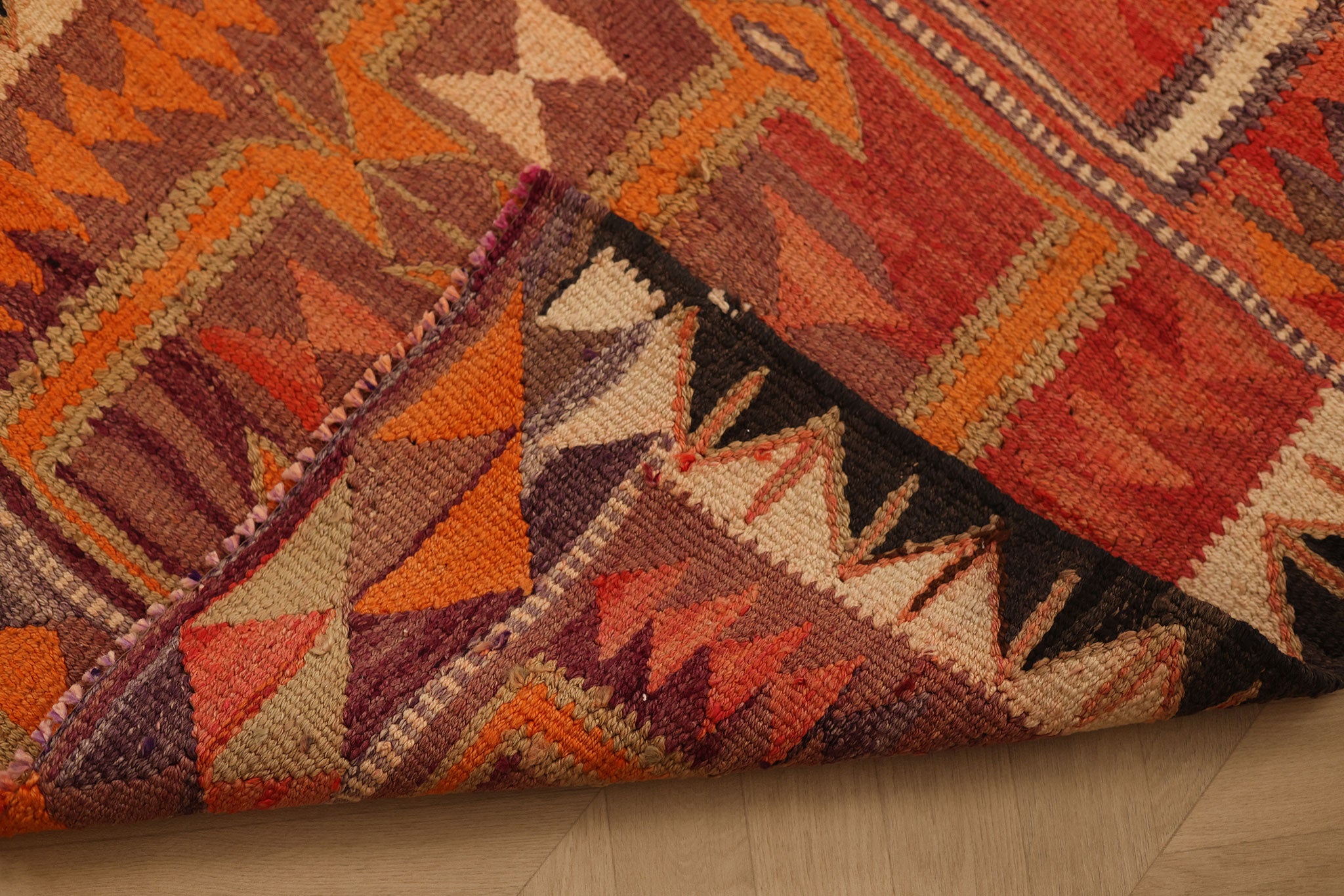 Jamvenar Persian Style Kilim Runner Rug