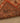 Vintage Muğla Turkish Runner Rug 2x9 ft — Orange & Beige Geometric