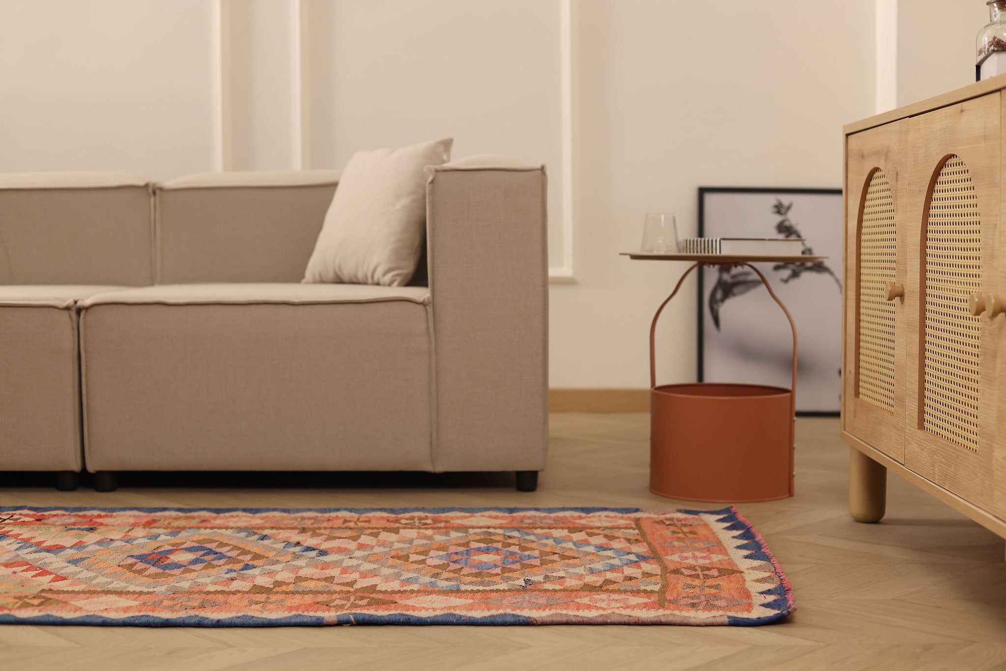 Jamerel Persian Style Kilim Runner Rug